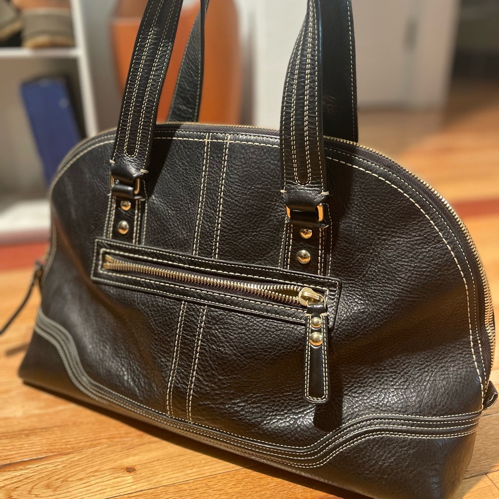 Vintage Black Coach Hampton Miranda Bag - Picture 2 of 16